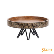 Udaari Crafts Small Muse Plate Stand - Black