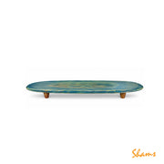Zish Neem Wood Stained Blue