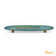 Zish Neem Wood Stained Blue