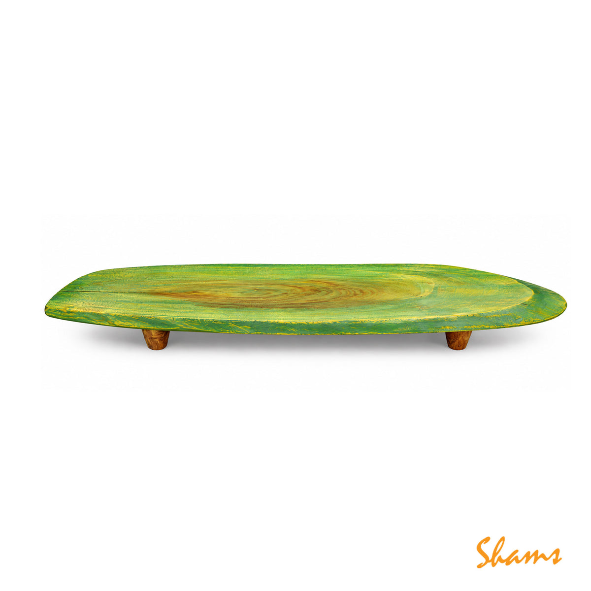 Zish Neem Wood Stained Green