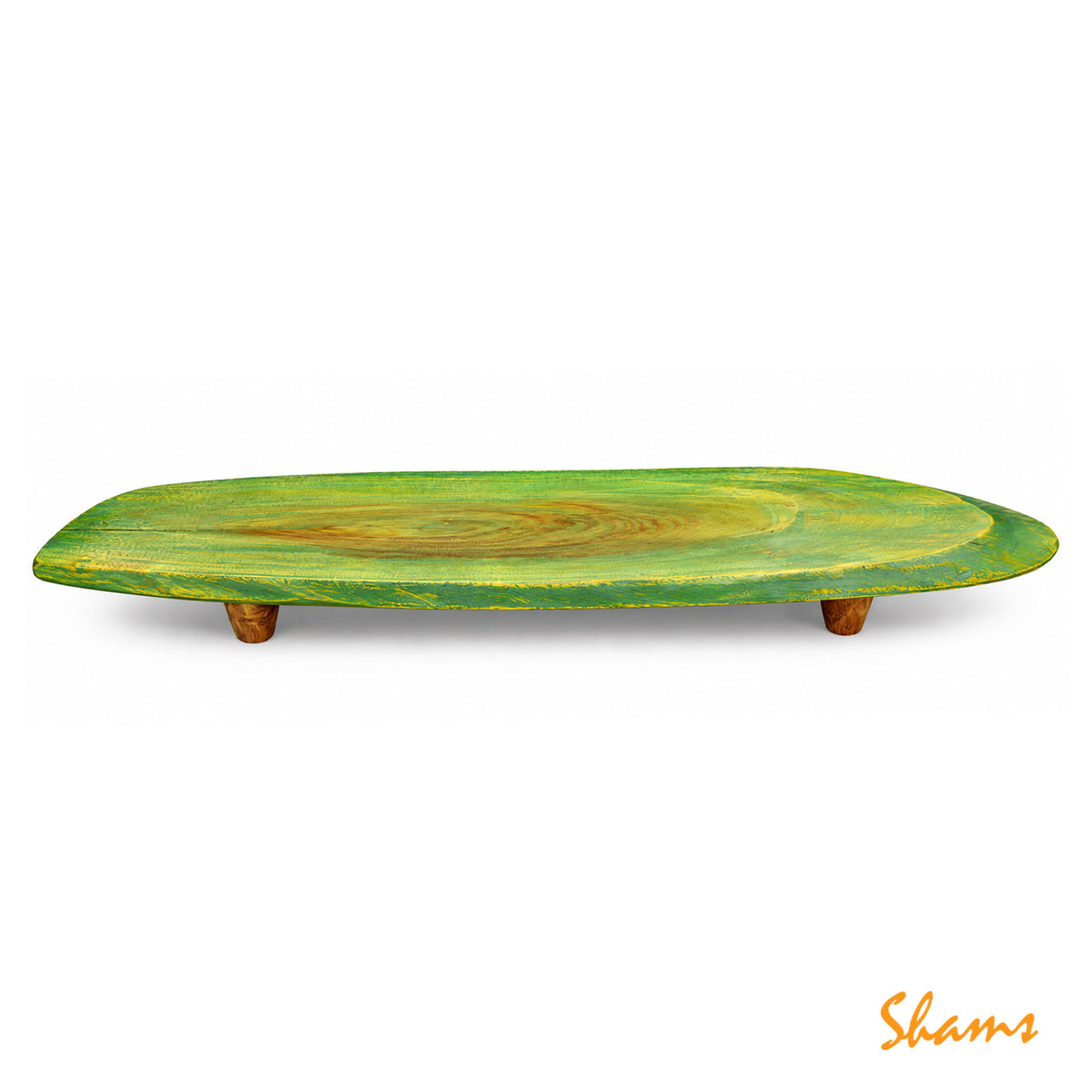 Zish Neem Wood Stained Green
