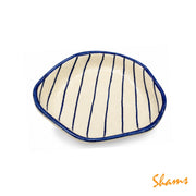 Tableware Lining Plate Blue Mini