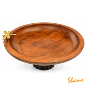 Tableware Wooden Bowl with Stand - Dragonfly Large TBL1062