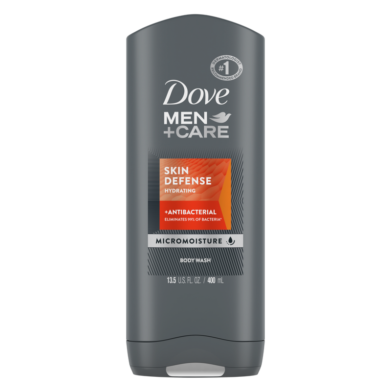 Dove Men +Care Antibacterial Skin Defense Body Wash 400ml - Shams Shopping Centre Dove  