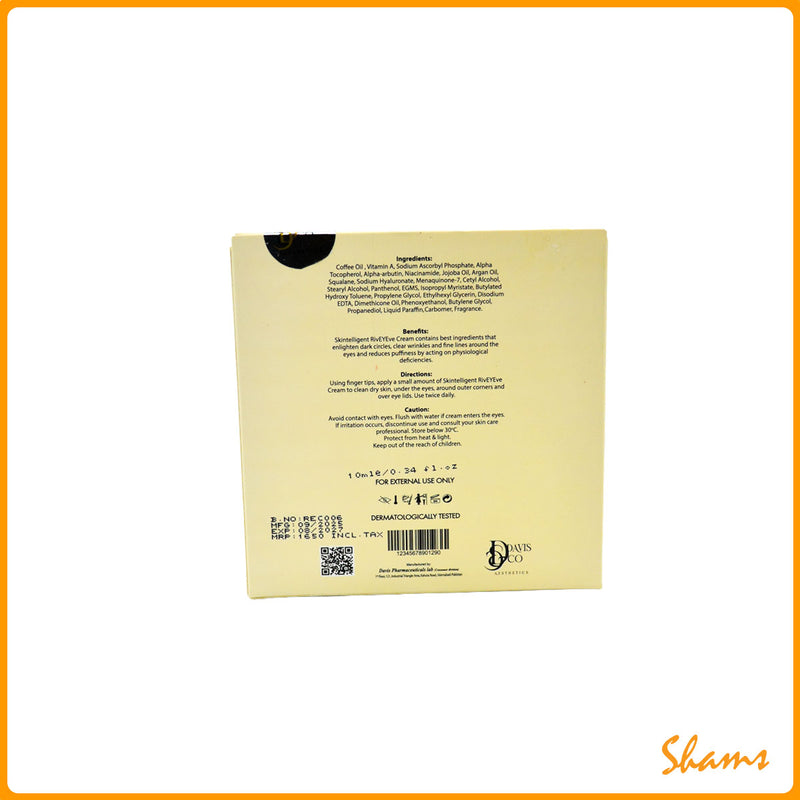 Skintelligent Riveyeve – Under Eye Revival Cream 10ml