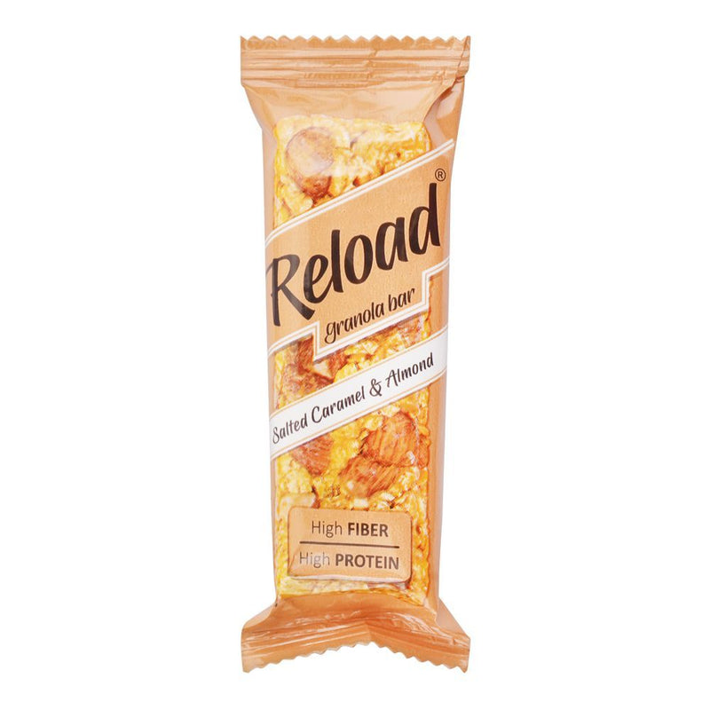 Reload Salted Caramel & Almong Granola Bar 40g - Shams Shopping Centre Reload  