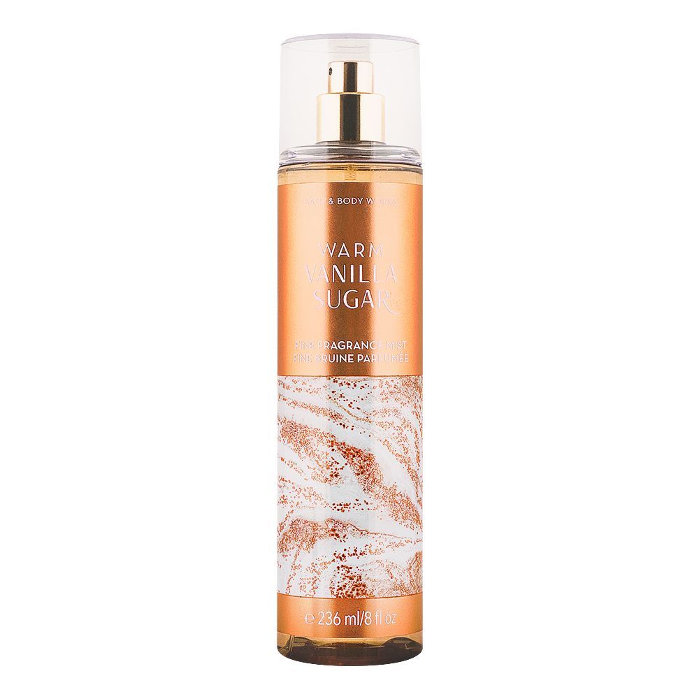 BBW Warm Vanilla Sugar Fine Fragrance Mist 236ml - Shams Shopping Centre Bath & Body Works  