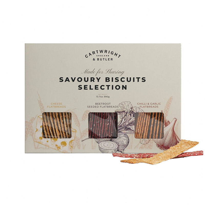Cartwright & Butler Savoury Biscuit Selection 390g Box