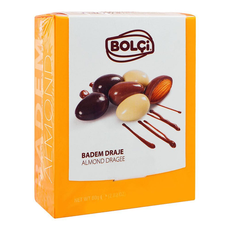 Bolci Assorted Chocolate Almond Dragee 80g