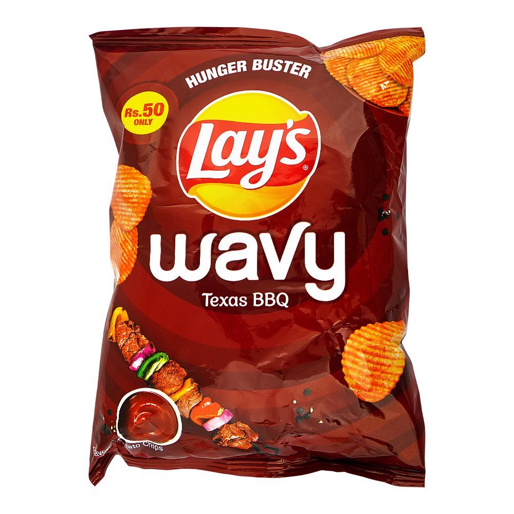 Lays Wavy Texas BBQ Chips 30g