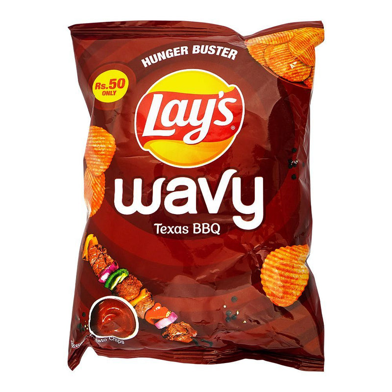 Lays Wavy Texas BBQ Chips 30g