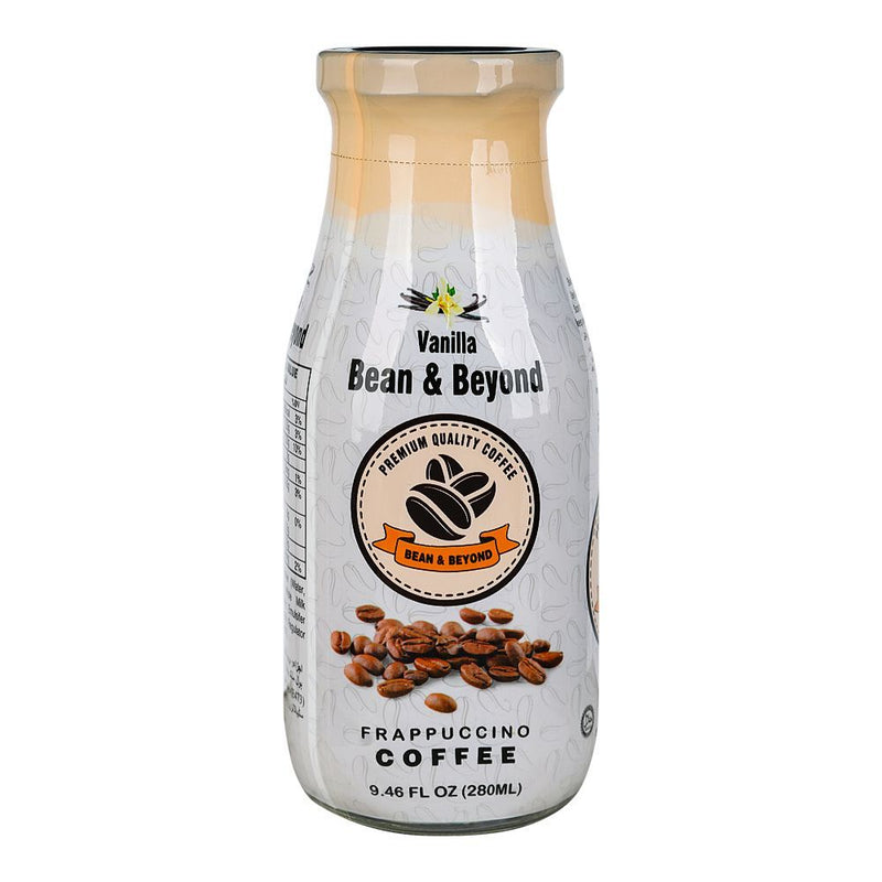 Bean & Beyond Vanilla Frappuccino Coffee Glass Bottle 280ml