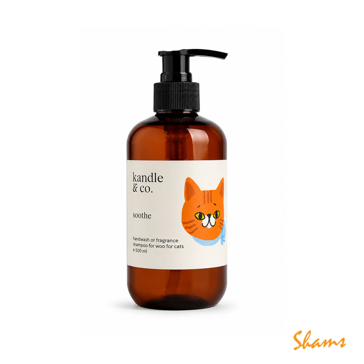 The Kandle &Co. Soothe Rinse Off Shampoo For Cats 10 fl oz.