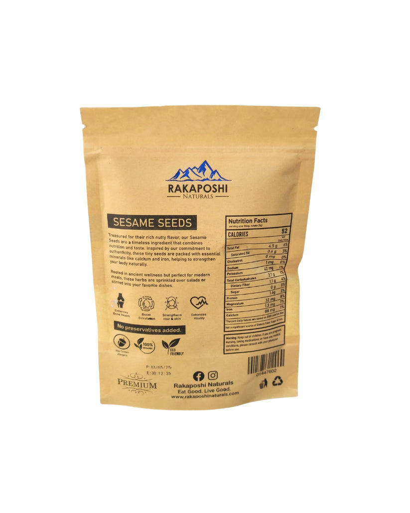 Rakaposhi Naturals Sesame Seeds 150g