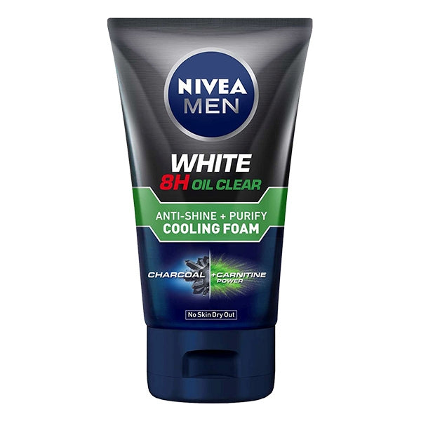 Nivea Men Whitening Cooling Volcanic Mud Foam 100ml