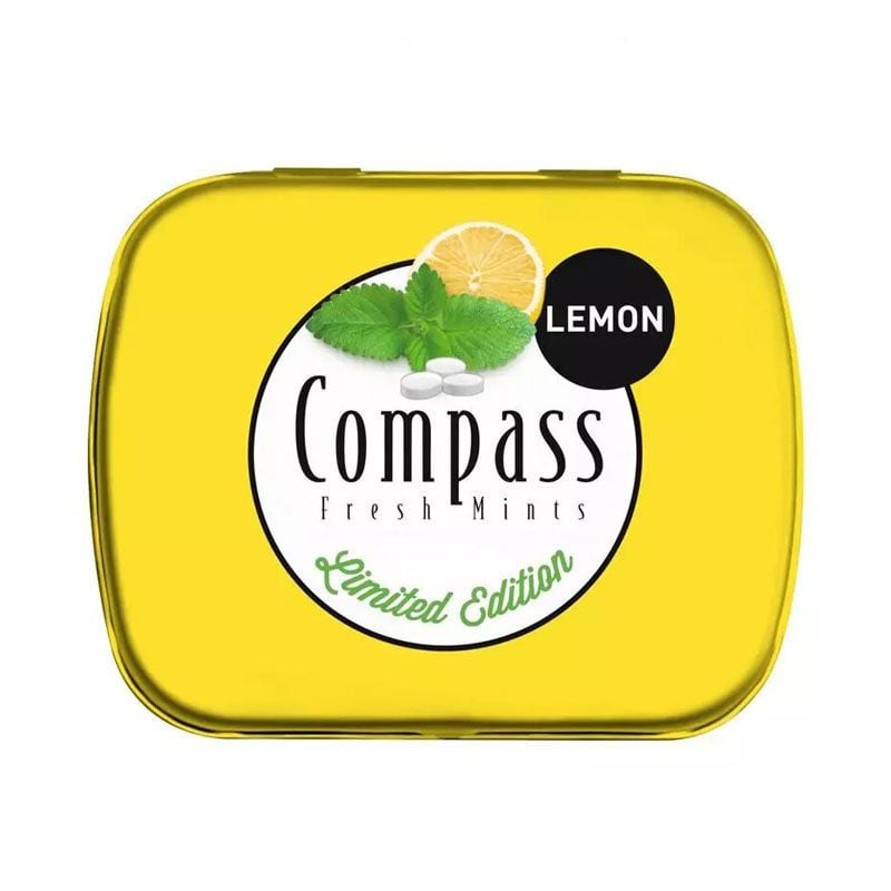 Compass Lemon Fresh Mint Suger Free 14g