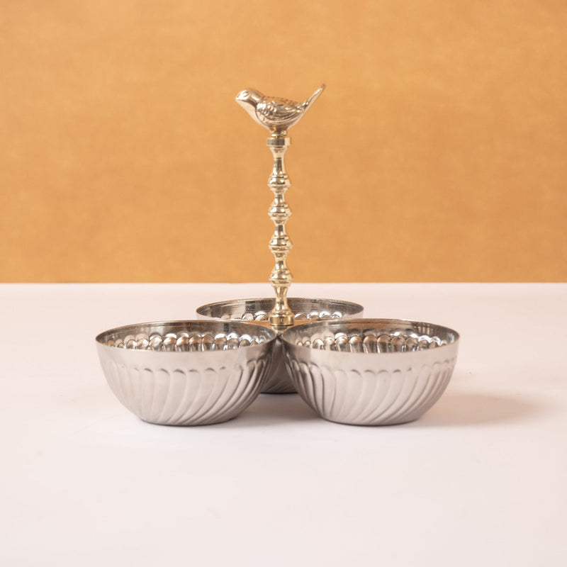 Tableware Scalloped Bowl Stand (With Options) Line Bird SV00065 - Shams Shopping Centre Tableware  