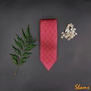 Ferragamo Men Tie F.Rosso/Rosa (Y) - Shams Shopping Centre Salvatore Ferragamo  