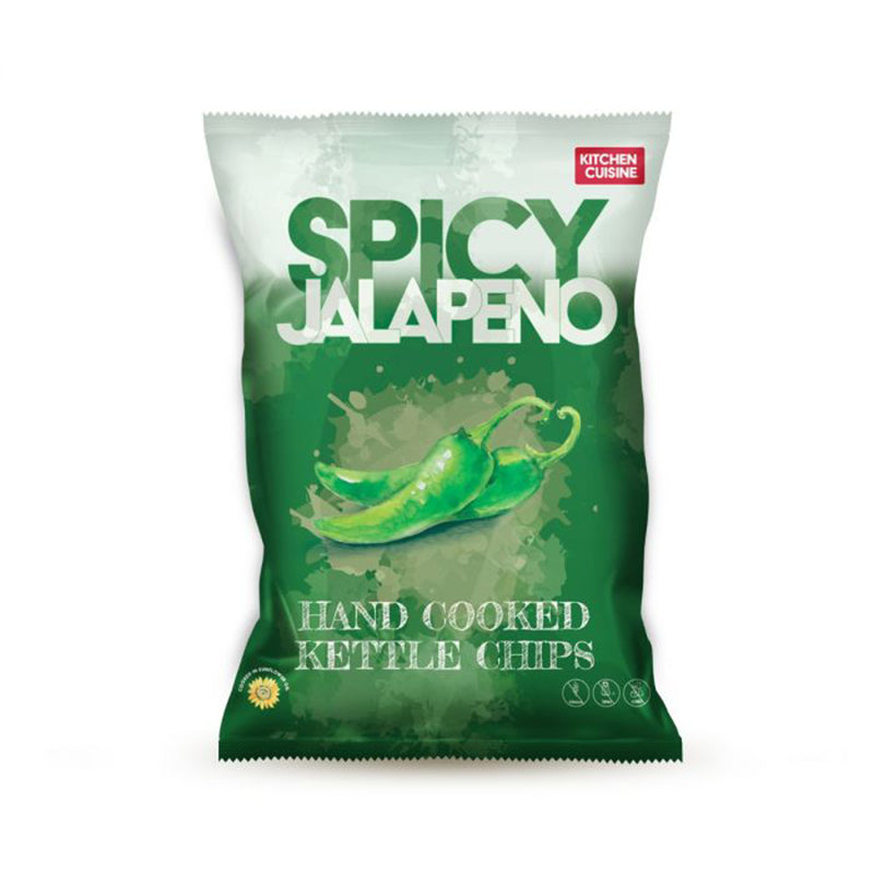 Kitchen Cuisine Spicy Jalapeno Kettle Chips 85g