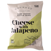 Kitchen Cuisine Hand Cooked Kettle Chips Cheese With Jalapeno 42g