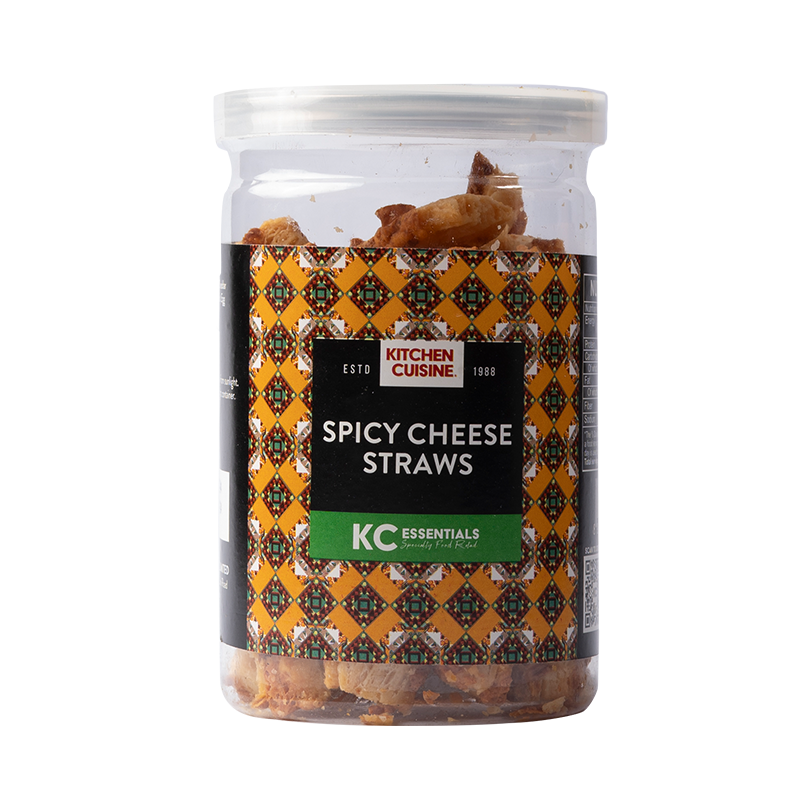 Kitchen Cuisine Spicy Cheese Straws Jar 125g