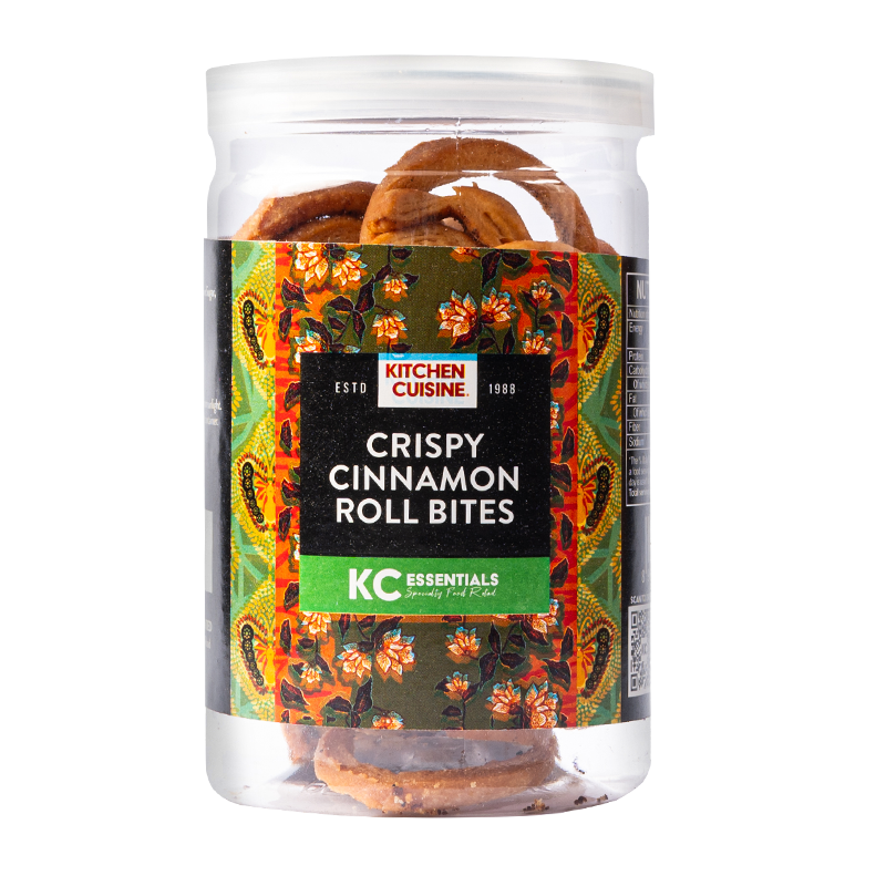 Kitchen Cuisine Crispy Cinnamon Roll Bites Jar 200g - Shams Shopping Centre Kitchen Cuisine  