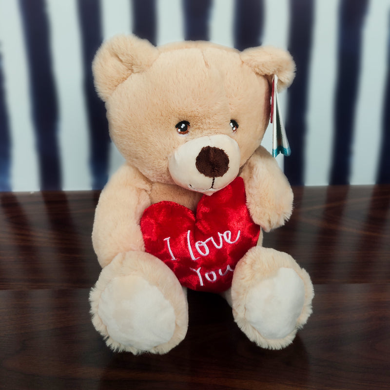 Keel Toys 25CM Honey Waffle Bear With Heart - Shams Shopping Centre Keel  