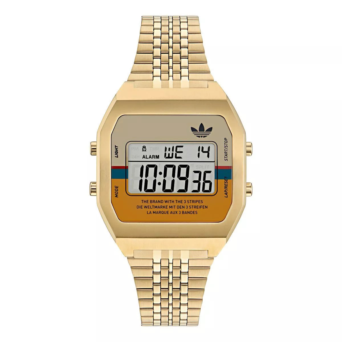 Adidas Stainless Steel Gold Tone Watch AOST23555