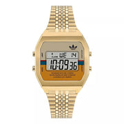 Adidas Stainless Steel Gold Tone Watch AOST23555