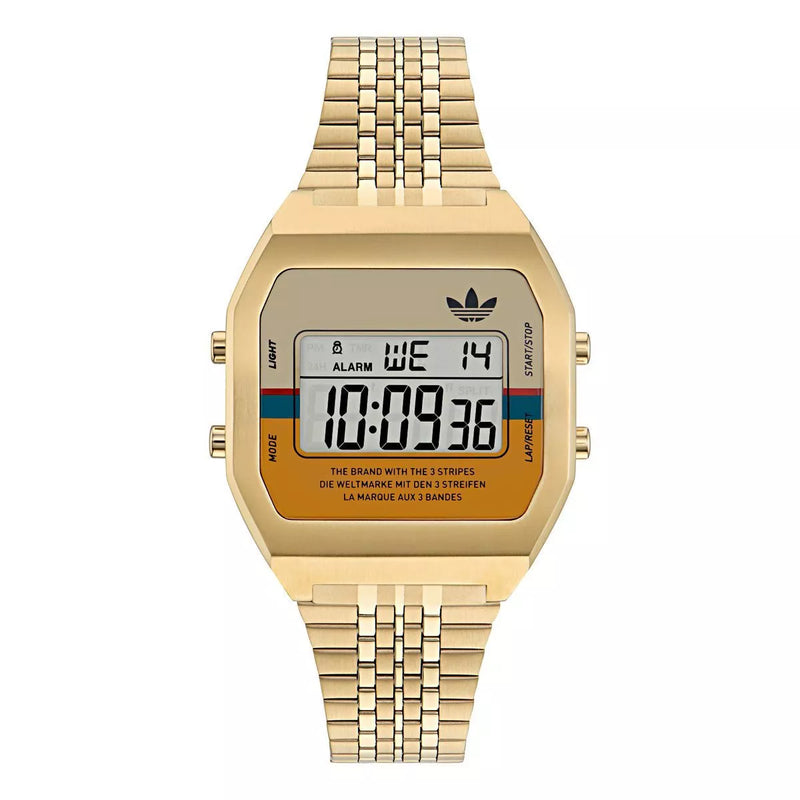 Adidas Stainless Steel Gold Tone Watch AOST23555