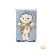 Chickpea 2p Set Blanket & Plush-Navy Blue