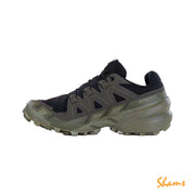 Salomon Shoes Speedcross 6 GTX Black/Peat/Deep Lichen Green Size 8.5
