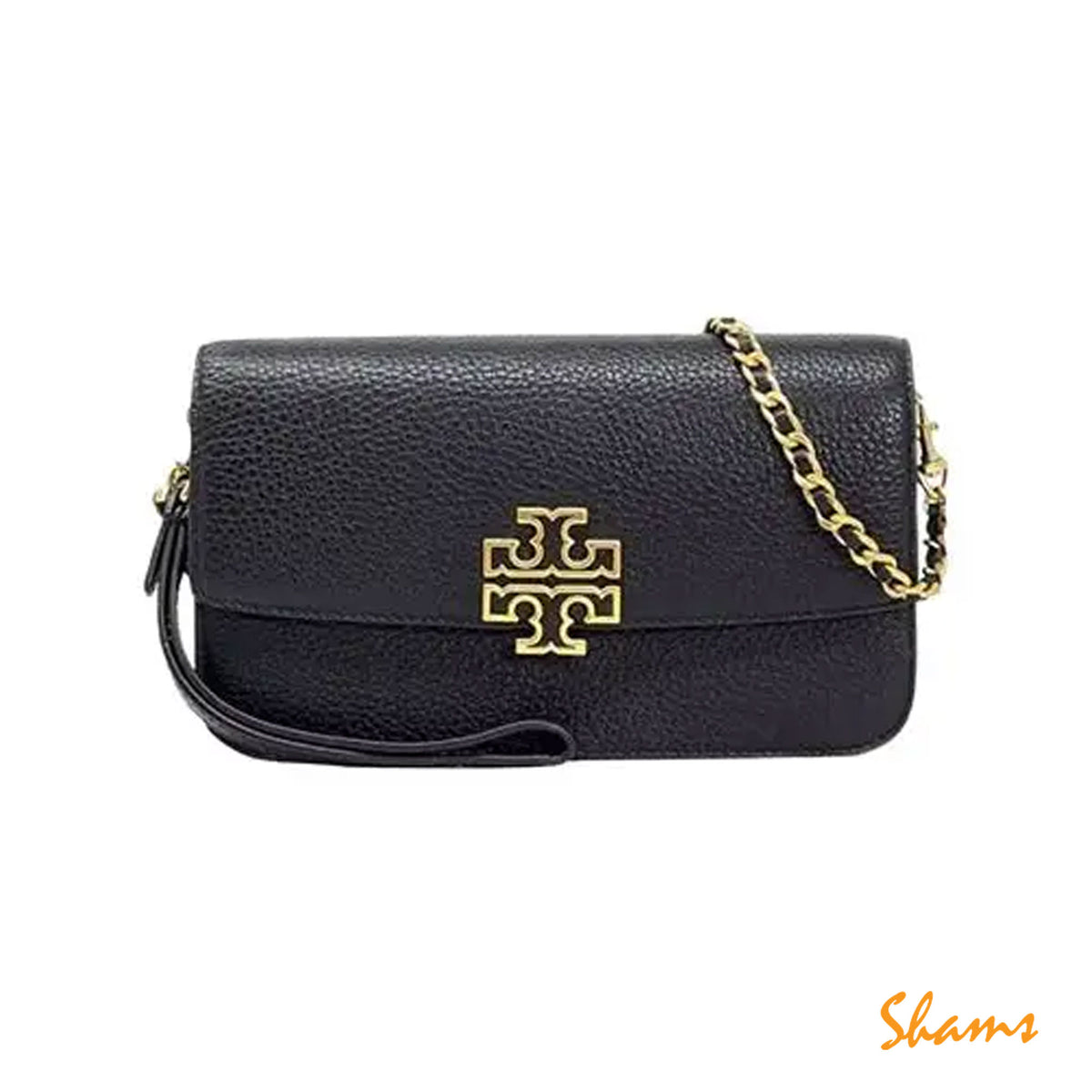 Tory Burch Britten Chain Wallet 141012 - Black/001