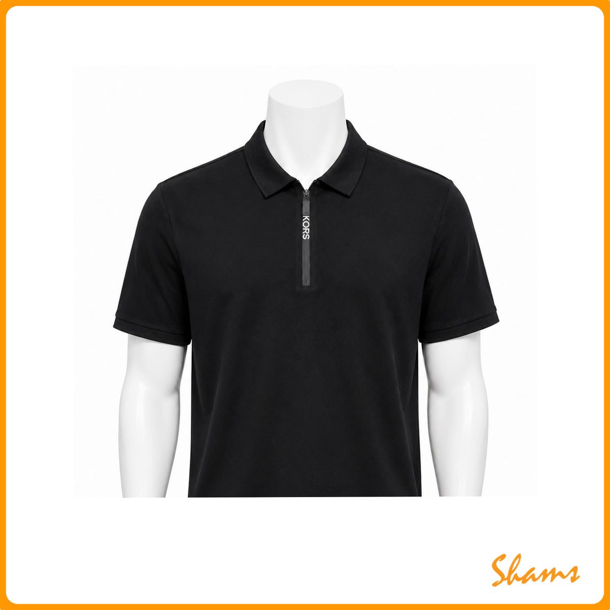 Michael Kors Polo T Shirt Plain Black