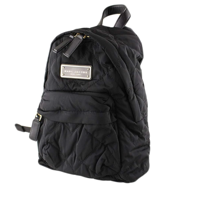 Marc Jacobs Quilted Nylon Medium Adjustable Backpack
