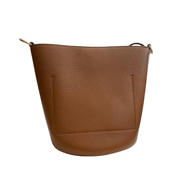 Tory Burch Cortado Pebbled Leather Blake Bucket Crossbody Bag