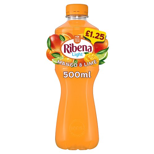 Ribena Light Mango & Lime Bottle 500ml