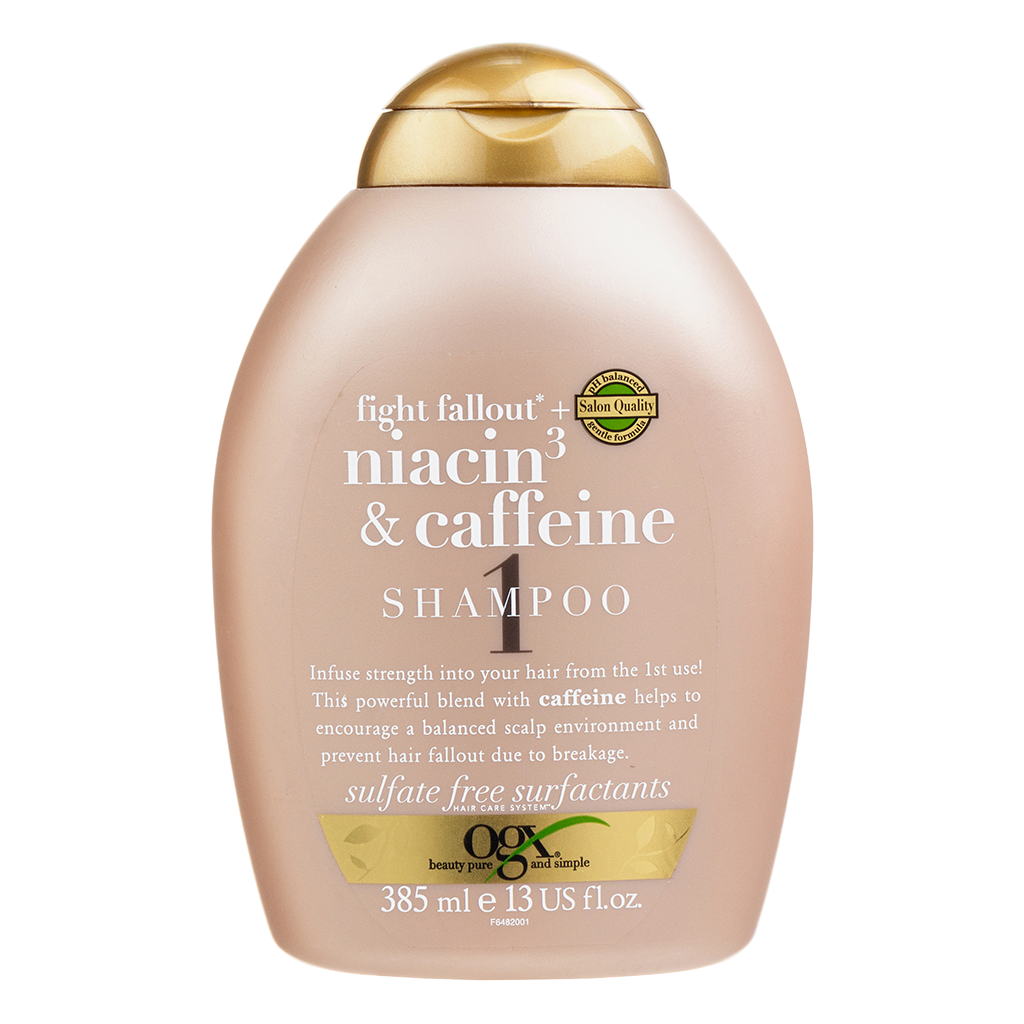 Organix Ogx Niacin & Caffeine 1 Shampoo 385ml - Shams Shopping Centre Organix  