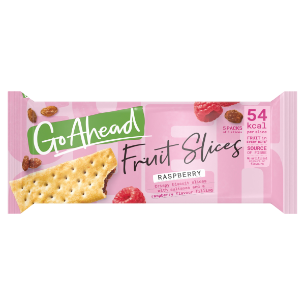 Go Ahead Fruit Slices Raspberry Biscuit 218g - Shams Shopping Centre Go Ahead  