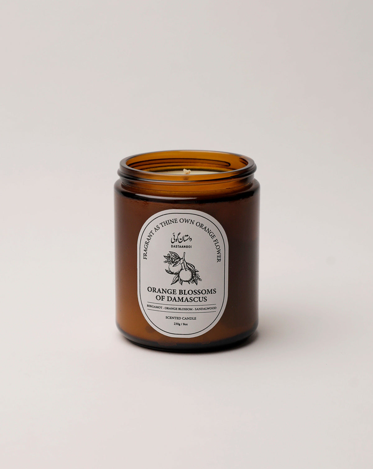 Dastaangoi Orange Blossoms Of Damascus 8 Oz Scented Candle - Shams Shopping Centre Dastaangoi  