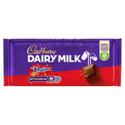 Cadbury milk chocolate with Daim 120g
