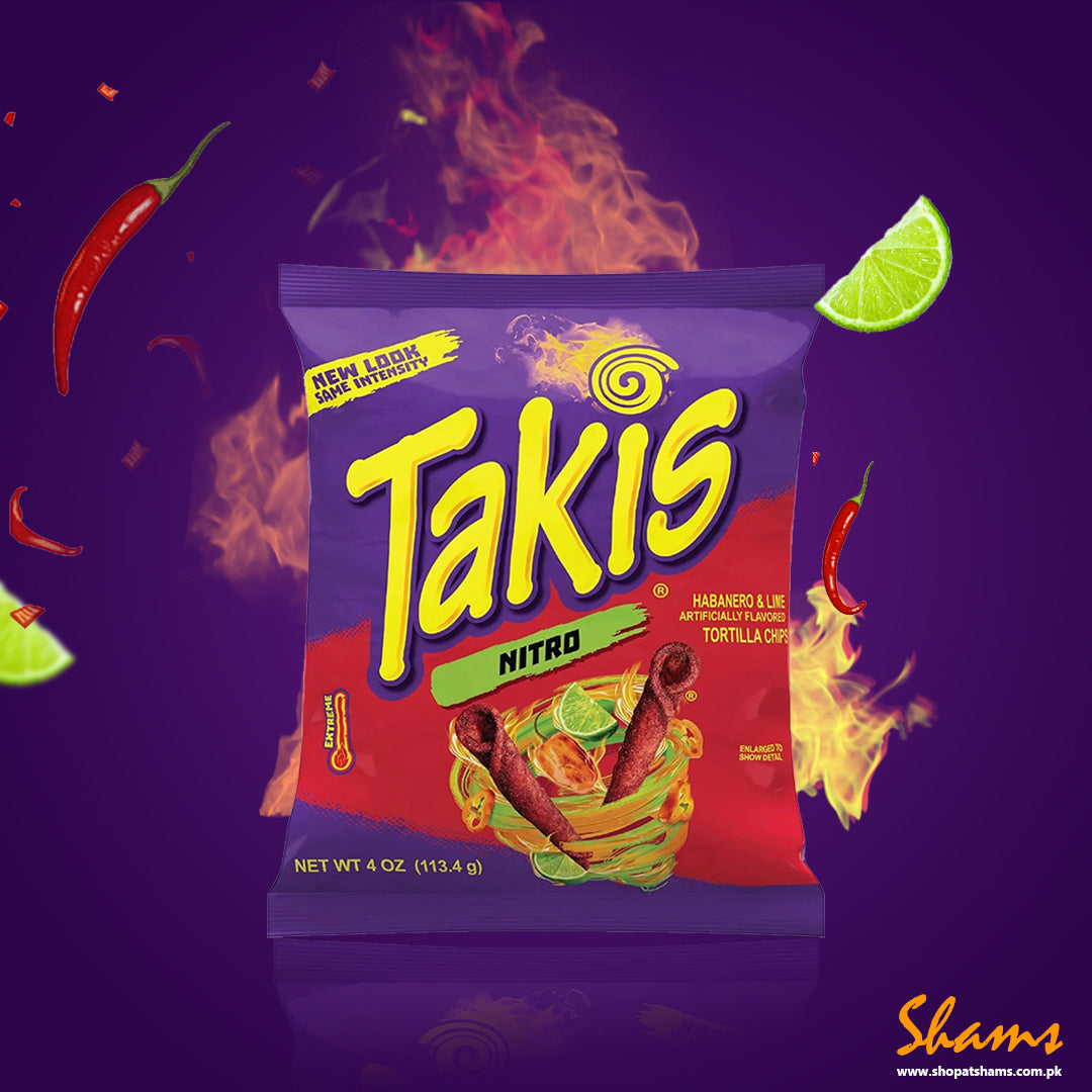 Takis Habanero & Lime Tortilla Chips 113.4g | Takis – Shams Shopping Centre