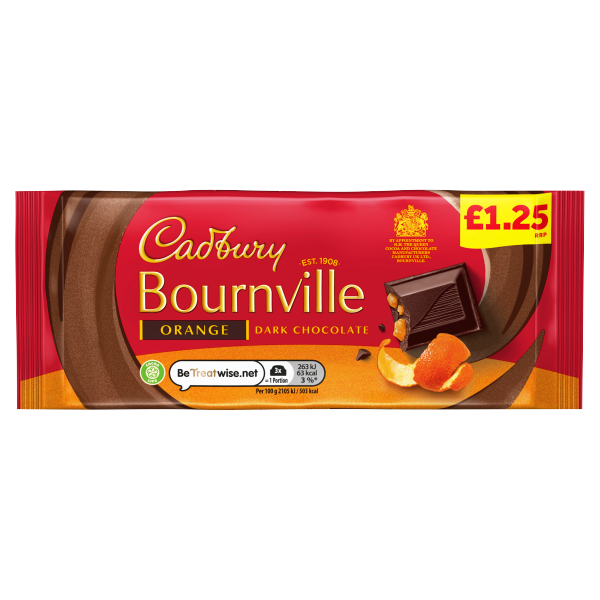 Cadbury Bournville Orange 100g