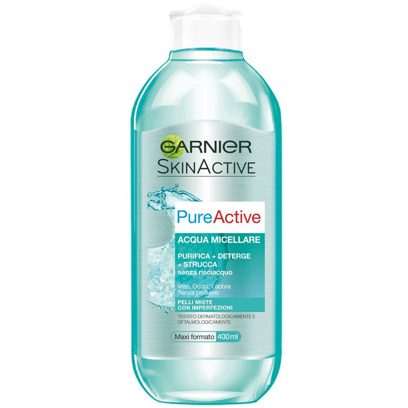 Garnier Pure Active Acqua Miceller Water 400ml - Shams Shopping Centre Garnier  