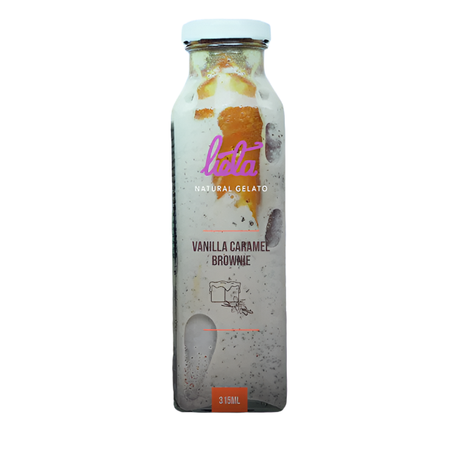 Lieta Gelato Chocolate Caramel Brownie Shake 315ml