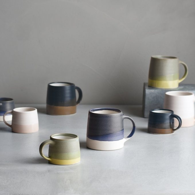 Nomad Kinto SCS -SO3 Mug Navy X White 320ml - Shams Shopping Centre Nomad Coffee Studio  