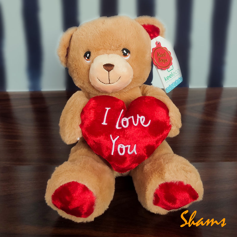 Keel Toy 20cm Valentin Sentiments Bear - Shams Shopping Centre Keel  