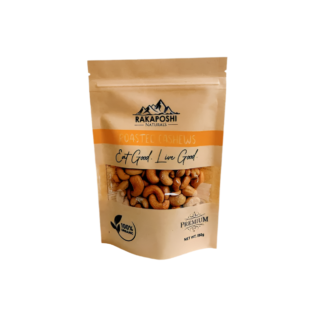 Rakaposhi Naturals Roasted Cashews 150g