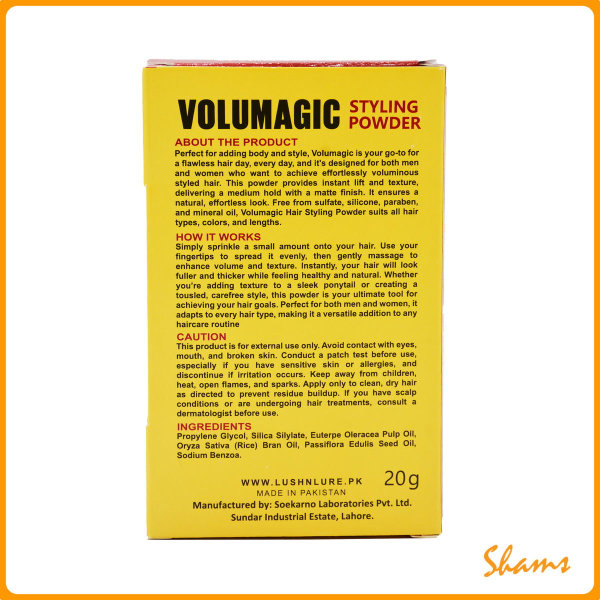 Lush N Lure Volumagic Styling Powder 20g