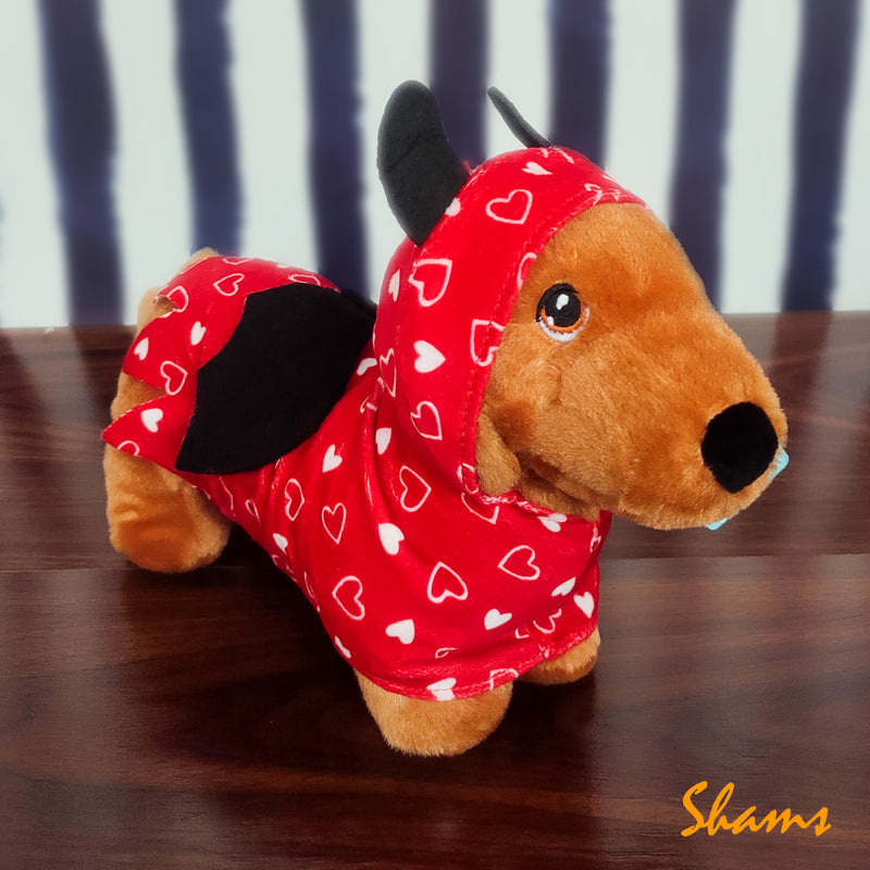 Keel Toy 25cm Valentines Sausage Dog - Shams Shopping Centre Keel  